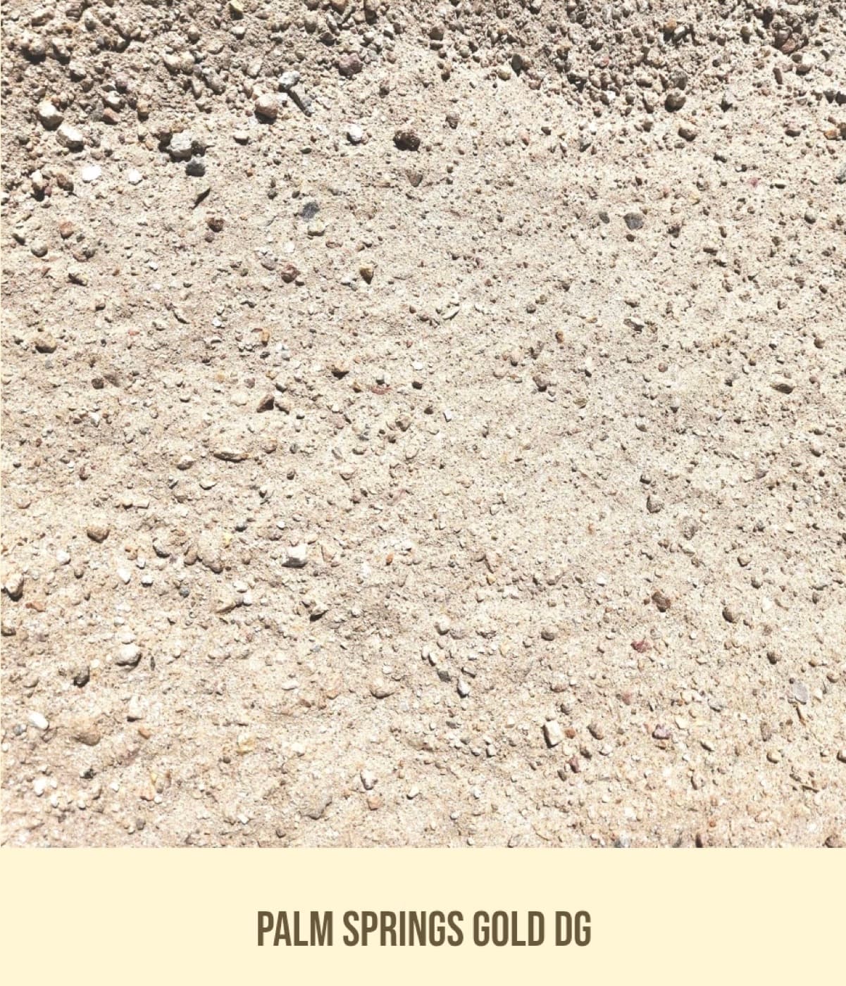 Palm Springs Gold DG landscape material