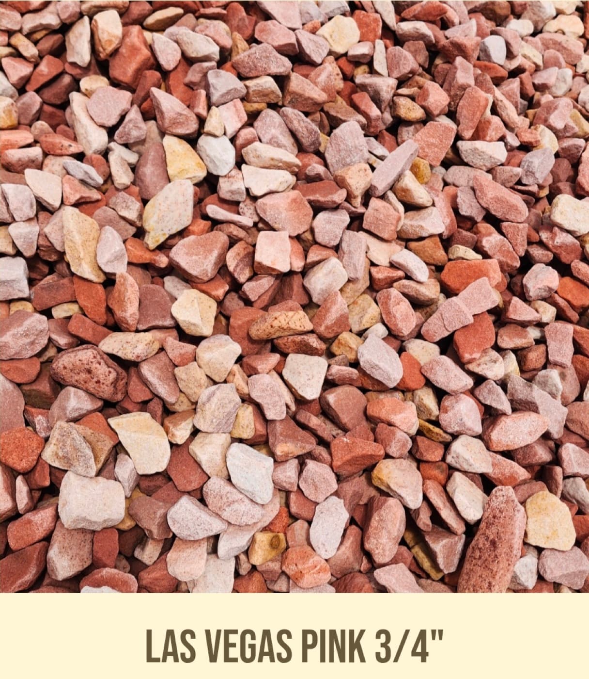 Las Vegas Pink 3/4" landscape material