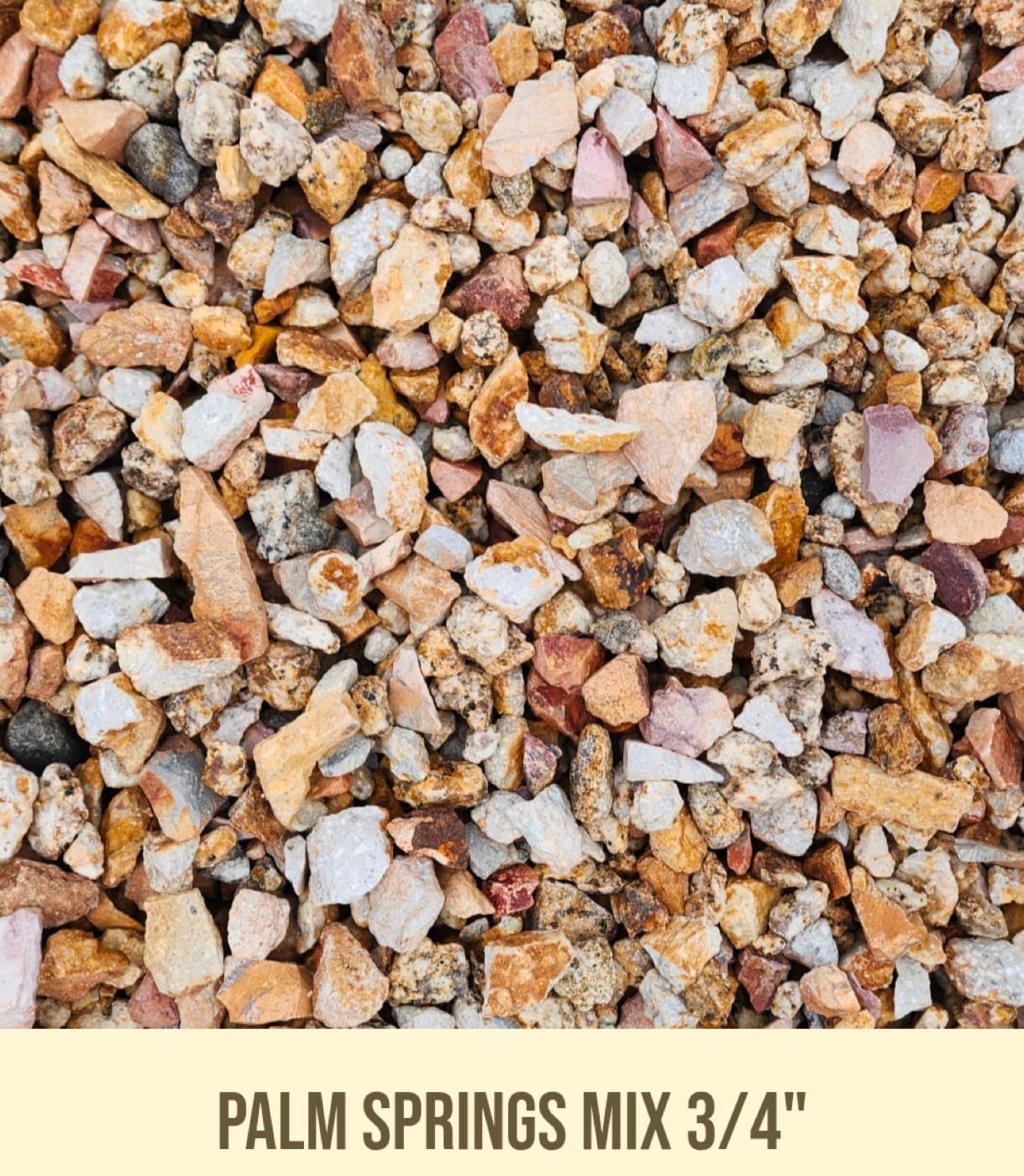 Palm Springs Mix 3/4" landscape material