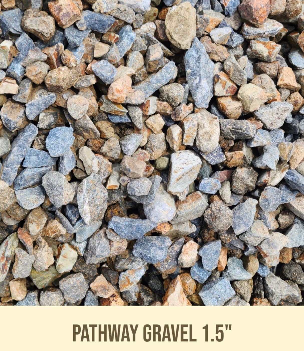 Pathway Gravel 1.5" landscape material