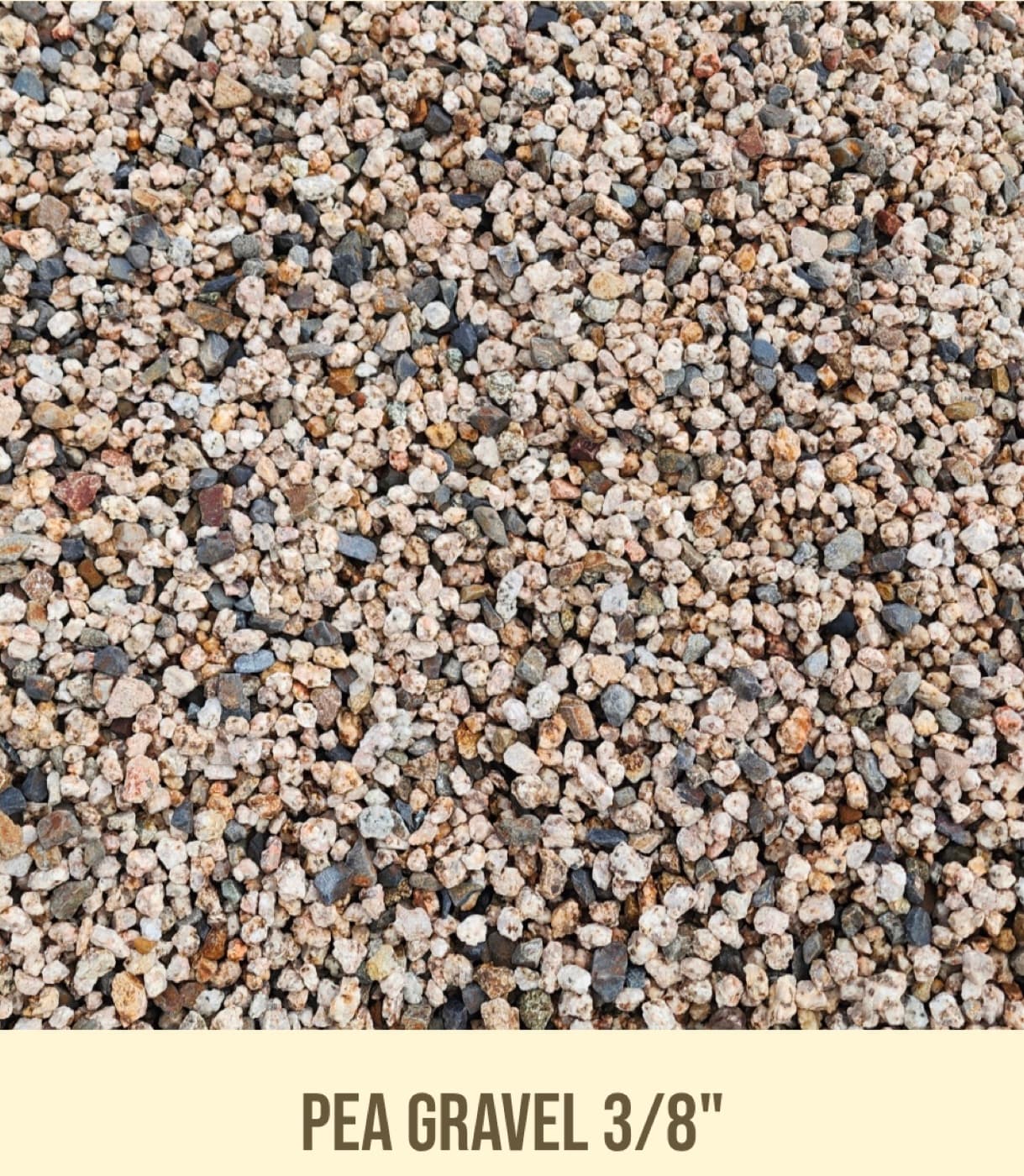 Pea Gravel 3/8" landscape material